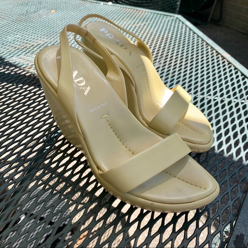 Prada wedge sandals
